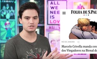 Felipe Neto a protesté contre la décision du maire de Rio de Janeiro d'interdire un comic avec deux jeunes héros gays.