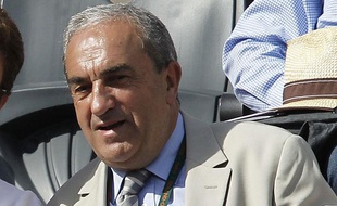 Le président de la fédération française de tennis, Jean Gachassin, lors de Roland-Garros, le 29 mai 2011.
