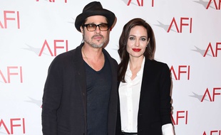 Angelina Jolie et Brad Pitt aux Afi Awards, le 9 janvier 2015.