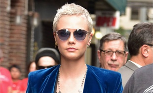 L'actrice Cara Delevingne dans les rues de New York