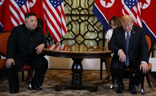 President Donald Trump meets North Korean leader Kim Jong Un, Thursday, Feb. 28, 2019, in Hanoi.