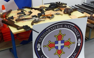 La saisie d'armes réalisée par les gendarmes de Figeac chez un retraité.