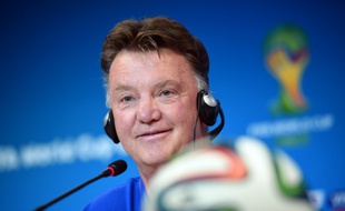 Louis Van Gaal, le sélectionneur des Pays-Bas, le 4 juillet 2014 à Salvador.
