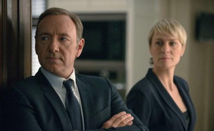 Kevin Spacey et Robin Wright dans la série de Netflix «House of Cards».