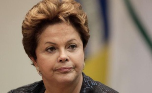 La présidente du Brésil, Dilma Rousseff, le 17 juin 2013.