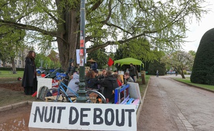 #NuitDebout a quitté la place de la République à Strasbourg. Un homme a été interpellé. (Archives)