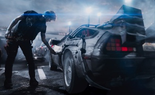 La DeLorean de Retour vers le futur est l'un des véhicules de Ready Player One de Steven Spielberg