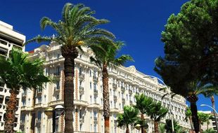 Vue de la Croisette, à Cannes.