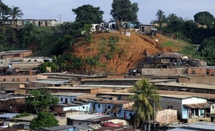 Le quartier défavorisé de Yopougon, dans la banlieue d'Abidjan.