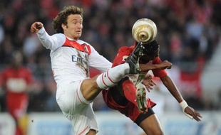 Le Parisien Diego Lugano, le 26 octobre 2011, à Dijon, en Coupe de la Ligue.