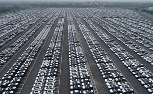 Un parking géant à Changzhou, en Chine.
