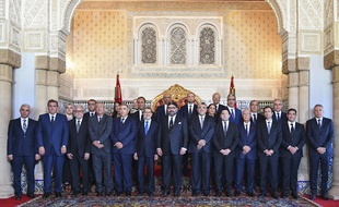 Photo officielle du nouveau gouvernement marocain, le 9 octobre 2019.