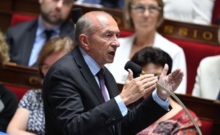 Le ministre de l'Intérieur Gérard Collomb lors d'une séance de questions au gouvernement à l'Assemblée nationale le 19 juillet 2017.
