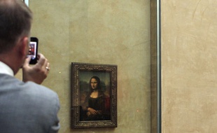 La Joconde au musée du Louvre à Paris.