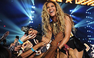 Beyoncé en concert à Las Vegas le 30 juin 2013