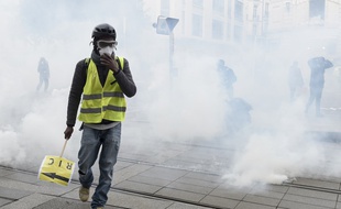 Illustration de l'acte 11 des "gilets jaunes"