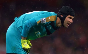 Petr Cech face à Liverpool, le 24 août 2015