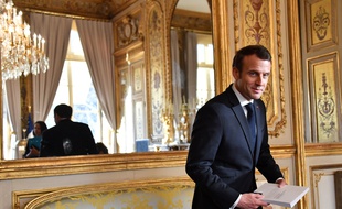 Emmanuel Macron, le 19 mars 2019 à Paris.