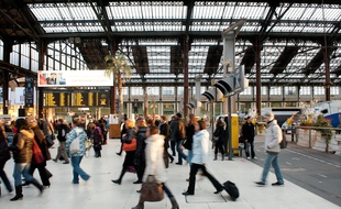 Illustration d'une gare SNCF.