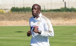 Souleymane Diawara à l'entrainement à la Commanderie (photo archives).