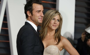 Jennifer Aniston et Justin Theroux en février 2015