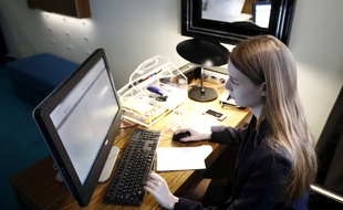 Un salarié en télétravail pendant la crise sanitaire