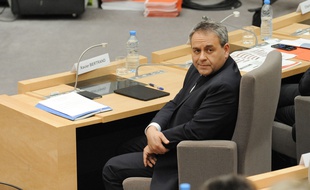 Xavier Bertrand au conseil régional des Hauts-de-France, en 2016