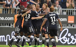 Les Marine et Blanc lors du dernier match à domicile, face à Marseille (1-1)