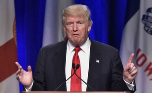 Donald Trump le 12 septembre, lors d'un meeting à Baltimore.