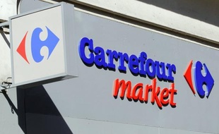 Illustration d'un magasin Carrefour.