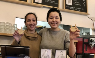 Kanyaman, entendante (à gauche) et Imane, sourde, ont monté leur propre restaurant à Nantes.