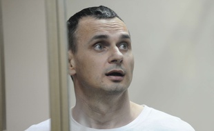 Le réalisateur ukranien Oleg Sentsov le 25 août 2015 dans sa cellule de Rostov-on-Don, en Russie