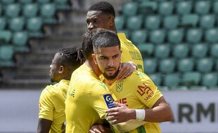 Imran Louza, auteur du deuxième but nantais sur penalty.