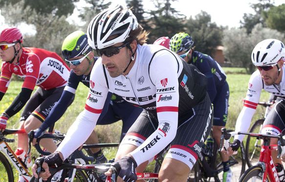 Fabian Cancellara sur les routes du Tirreno, en mars 2016. 