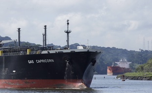 Le canal de Panama, le 17 juin 2020.