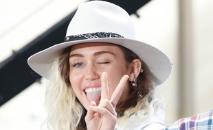 La chanteuse Miley Cyrus