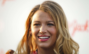 Blake Lively lors du lancement d'une marque de vêtements pour enfants à New York