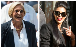 Isabelle Balkany et Ayem Nour.