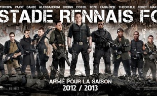 Les joueurs du Stade Rennais avaient de la gueule en 2012-2013, une fois transformés en Expendables.