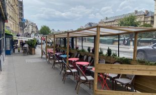 Terrasse éphémère, quartier Saint-Michel - photo d'illustration