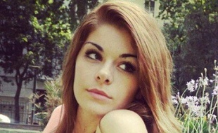 Capture d'écran d'une photo du compte Instagram d'Allison Benitez, une candidate à l'élection de miss Roussilllon disparue en juillet 2013.