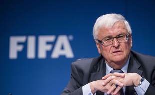 Theo Zwanziger, l'ex-président de la Fédération allemande de football, le 20 mars 2015 à Zurich.
