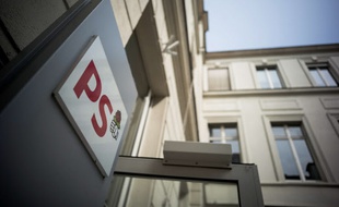 Le siège du PS, rue de Solférino