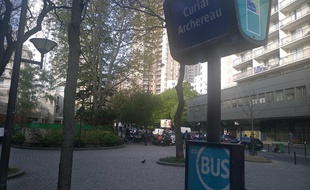 Une des nouvelles stations de bus de la ligne 45 Concorde-Aubervilliers. Samedi 20 avril, Ile-de-France Mobilités lance son nouveau plan bus.