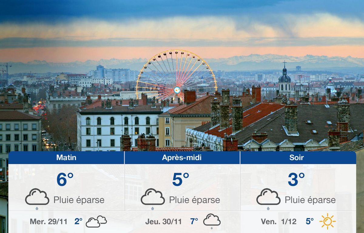 Météo Lyon: prévisions du mardi 28 novembre 2023