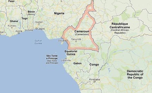 Carte Cameroun