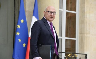 Le ministre des Finances Michel Sapin le 20 novembre 2014 à l'Elysée