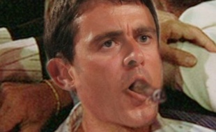 Détournement d'une photo de Manuel Valls.