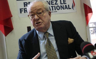Jean-Marie Le Pen à Marseille, le 8 février 2009.