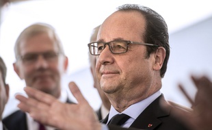 Le président de la République François Hollande